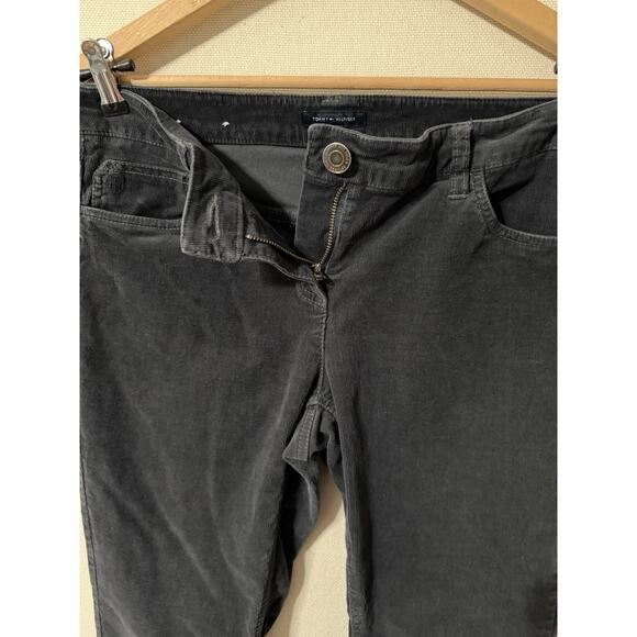Tommy Hilfiger Women's Size 10 34x30 Corduroy Pants Black Hipster Boot Cut - Picture 7 of 15
